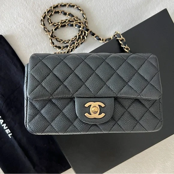 SOLD🖤 Chanel Mini Rectangle Caviar - Picture 1 of 10